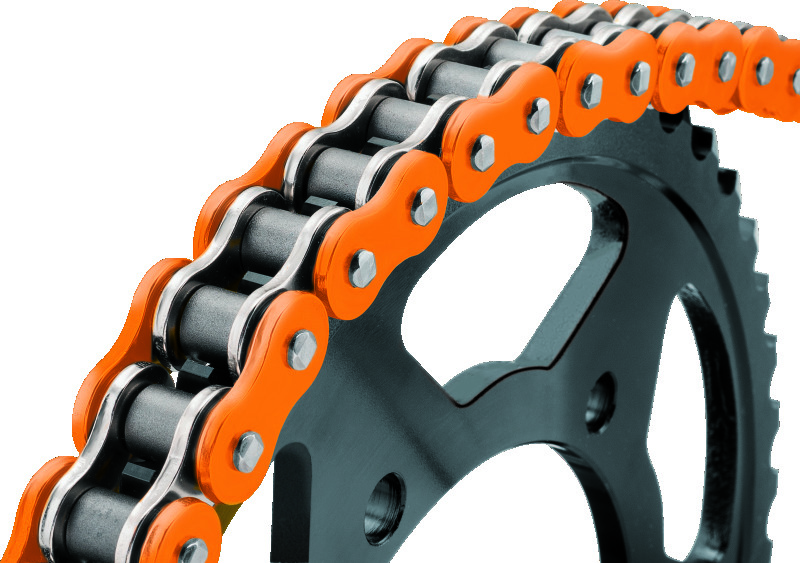 BikeMaster 530x120 BMXR O-Ring Chain - Orange - Click Image to Close