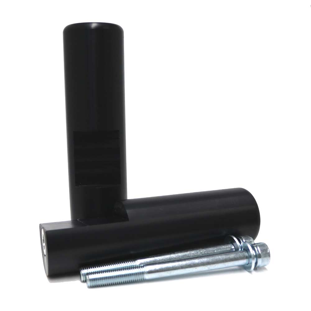 No Cut Black Frame Sliders - For 12-20 ZX14 - Click Image to Close