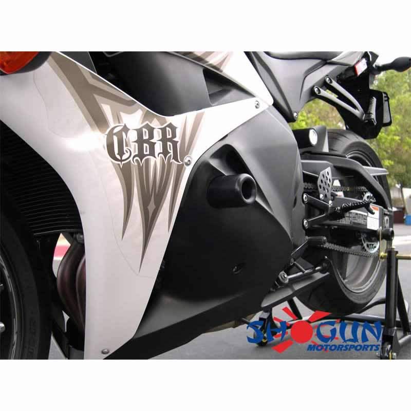 RACE Complete Frame Slider Kit w/ Bar Sliders & Spools - For 09-12 CBR600RR - Click Image to Close