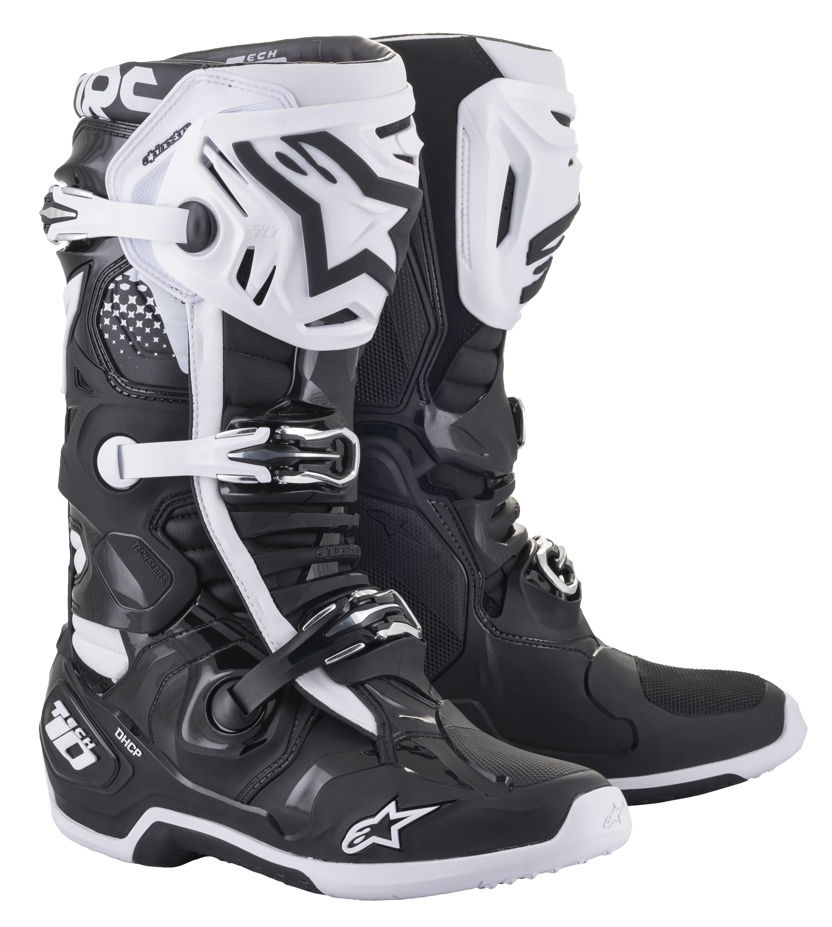 Tech 10 Boots Black/White US 08 - Click Image to Close