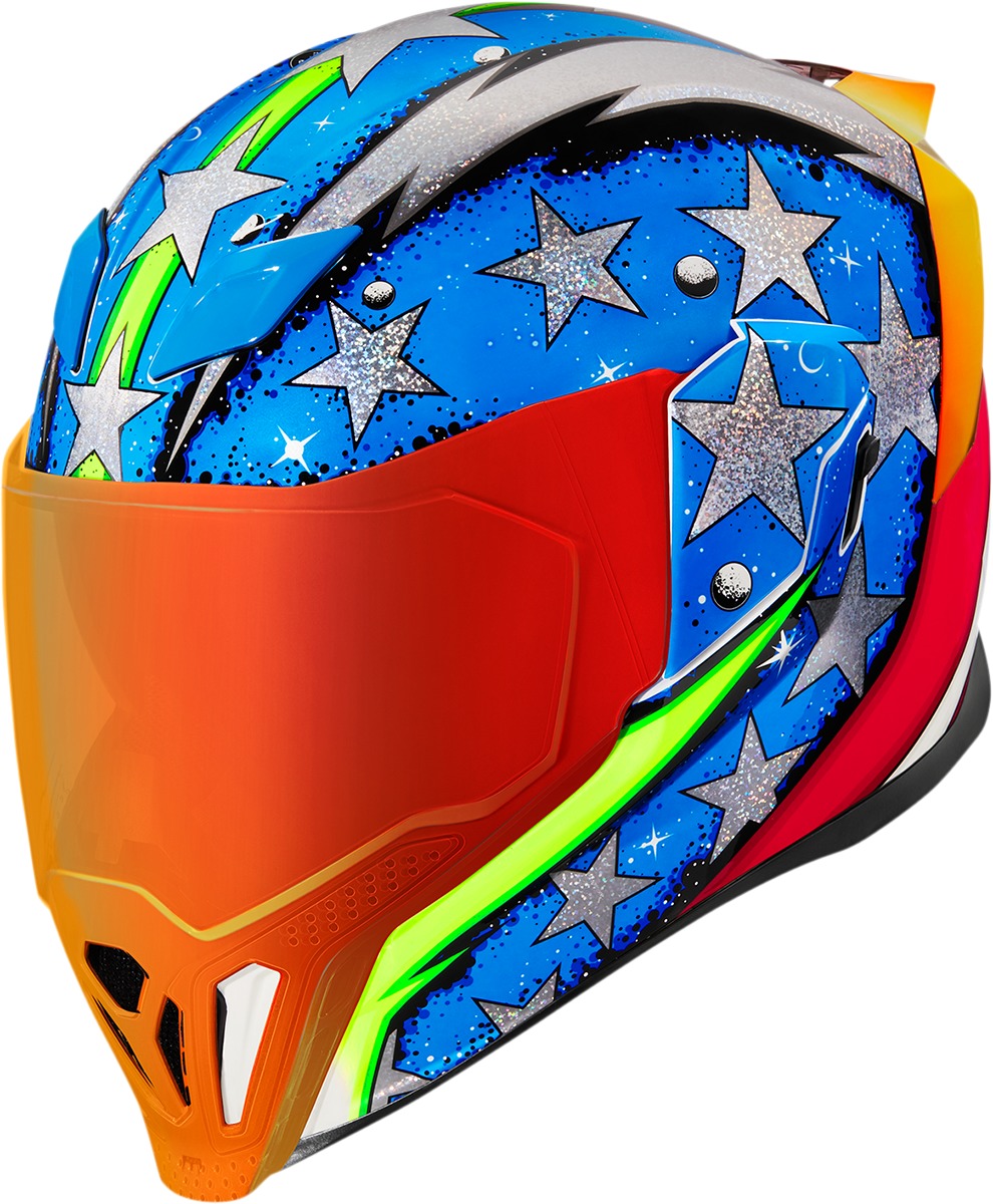 ICON Airflite SF Helmet - Glory, Small - Full-face helmet with anti-fog shield - Click Image to Close