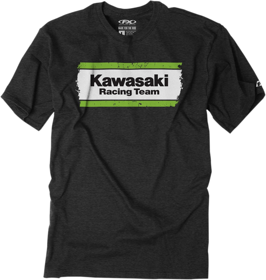 Men's Kawasaki Legend Tee - Kaw Legend Tee Hthr Char Xl - Click Image to Close