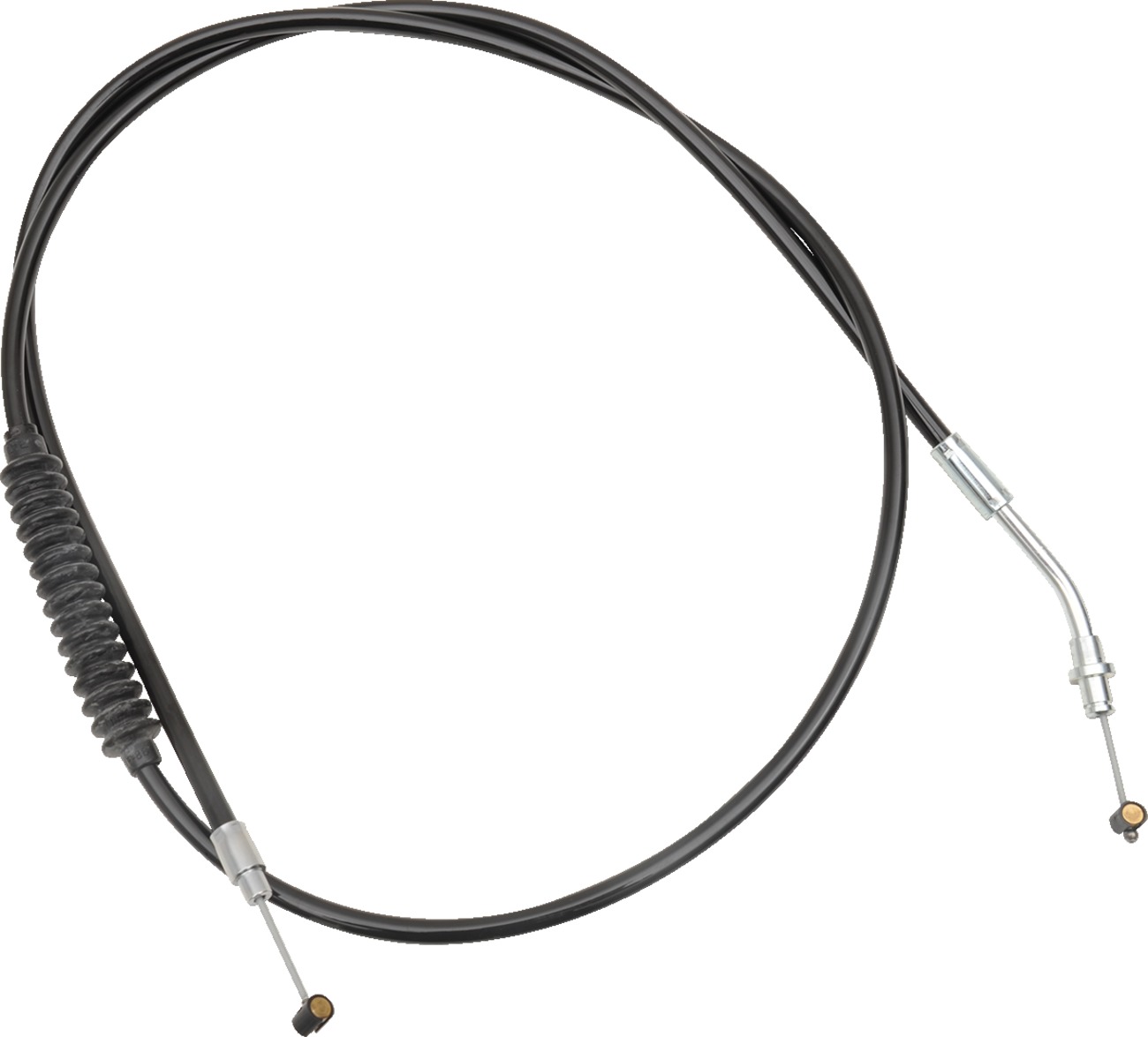 Barnett Vinyl Clutch Cable +6" Black for Indian Motorcycles - Click Image to Close