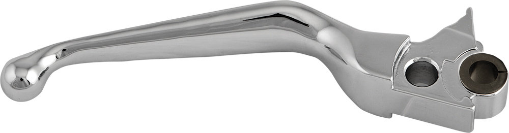 Wide V-Cut Brake Lever - Chrome - For 96-06 Big Twin - Click Image to Close