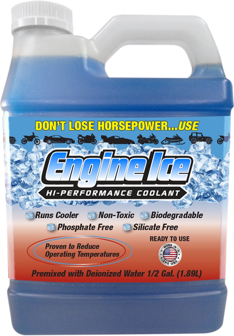 Engine Ice Coolant 1/2 Gallon - Click Image to Close