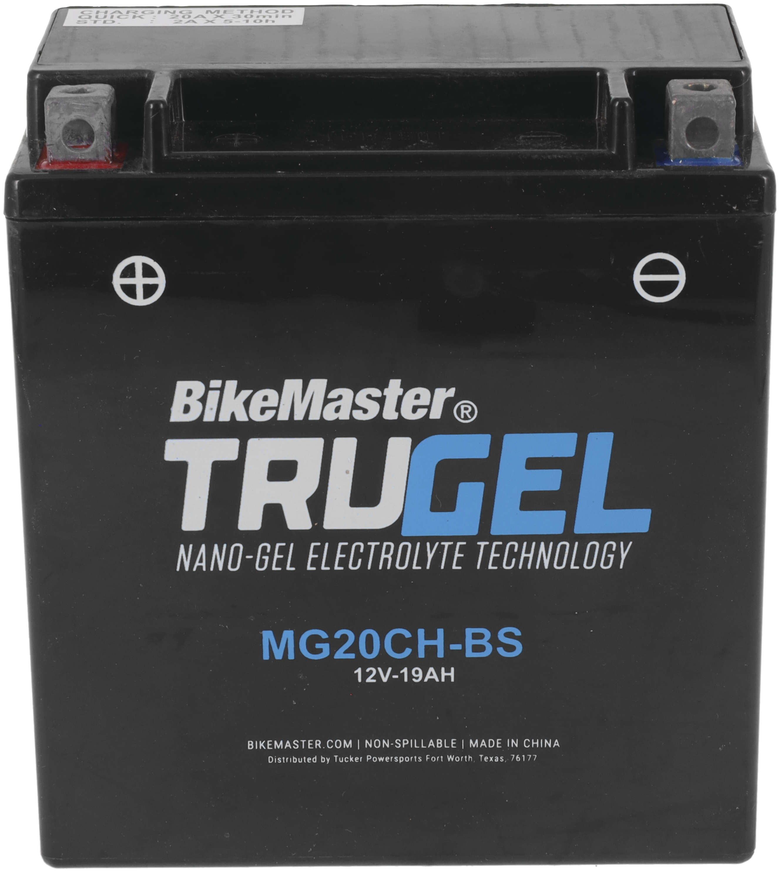 TruGel MG20CH-BS Gel Cell Battery - Replaces YTX20CH-BS - Click Image to Close