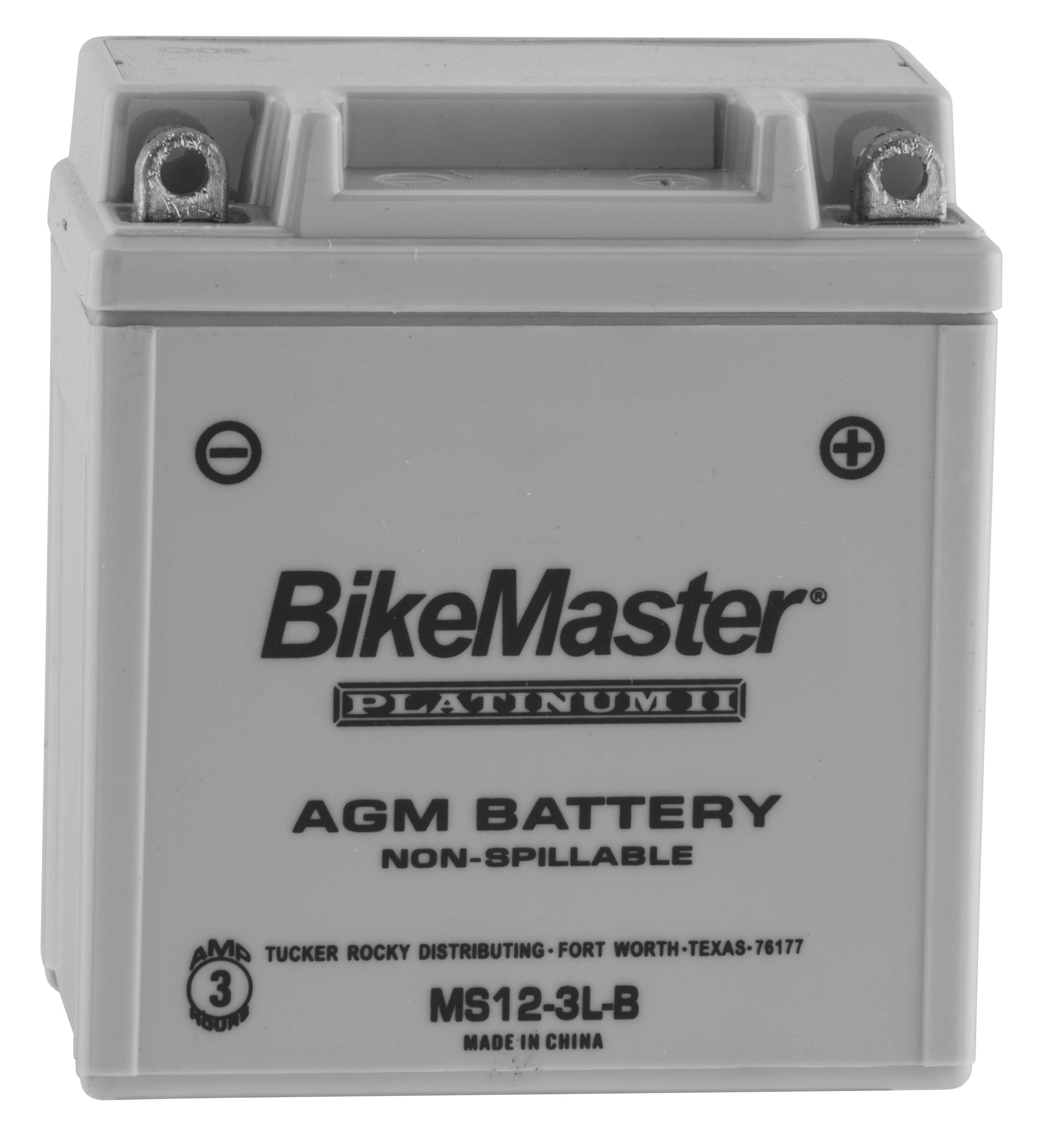 AGM Platinum II Motorcycle Battery - Replaces YB3L-B - Click Image to Close