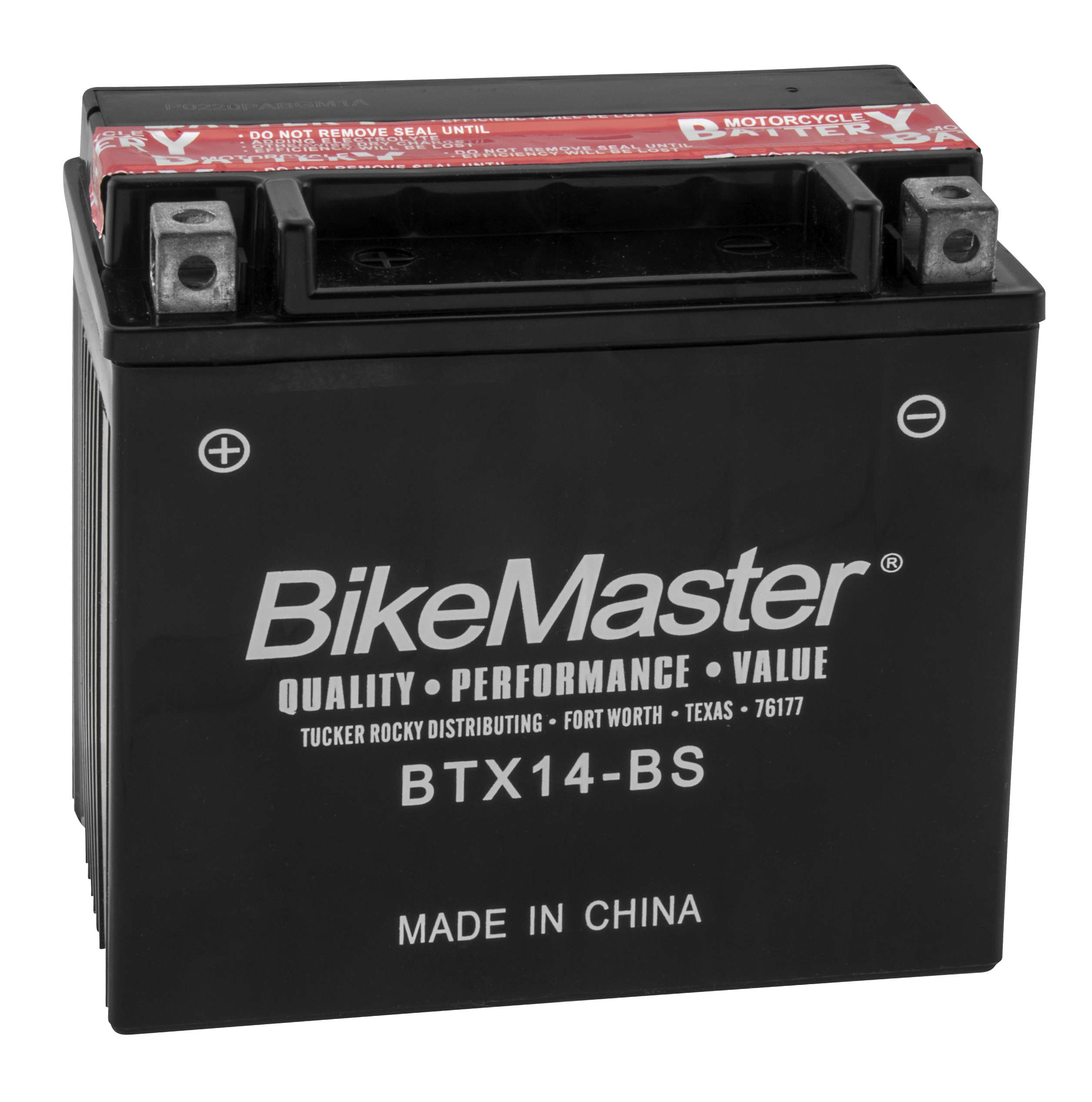 Maintenance Free Battery - Replaces YTX14-BS - Click Image to Close