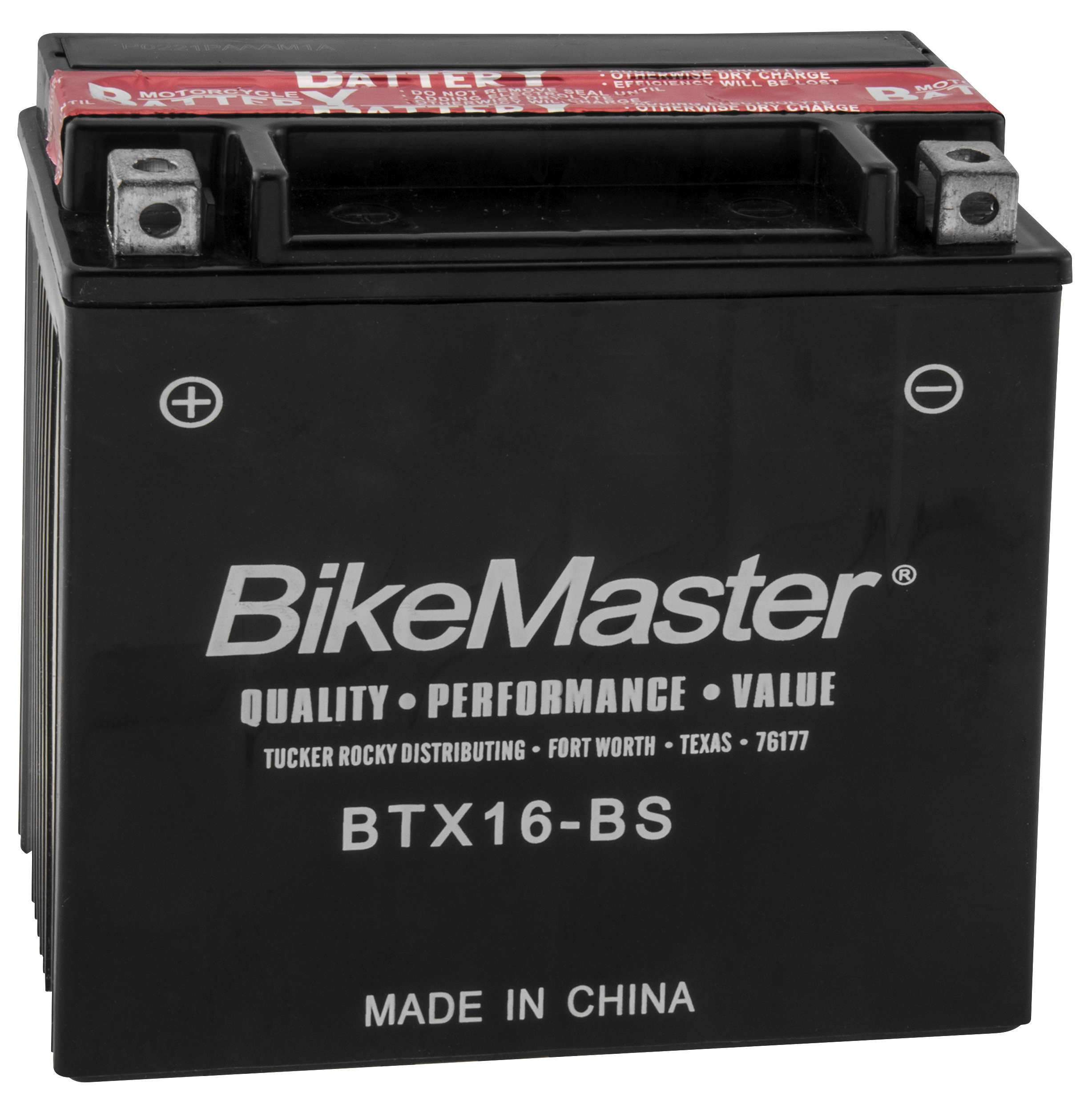 Maintenance Free Battery - Replaces YTX16-BS - Click Image to Close