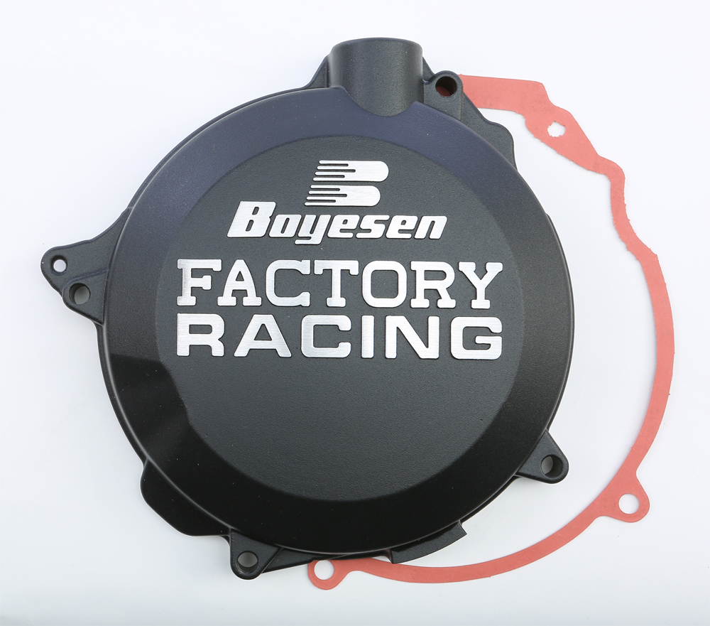 Factory Racing Clutch Cover - Black - For 01-16 KTM Husaberg Husqv - Click Image to Close