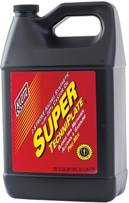 Super Techniplate 2T Mix Oil Synthetic & Castor Blend - 1 Gallon - Click Image to Close