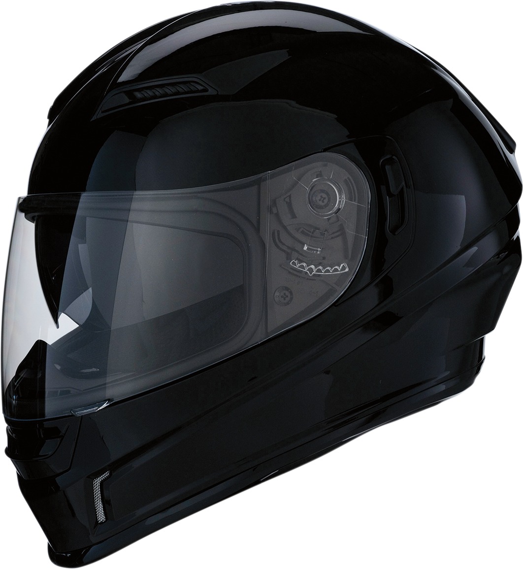 Jackal Full Face Street Helmet Gloss Black 2X-Large - Click Image to Close