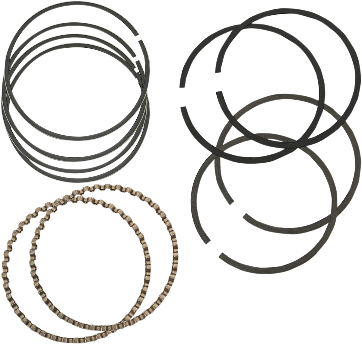 Flathead Power Forged 3-5/8" Bore Replacement Ring - Repl Ring Set 3-5/8 Std - Click Image to Close