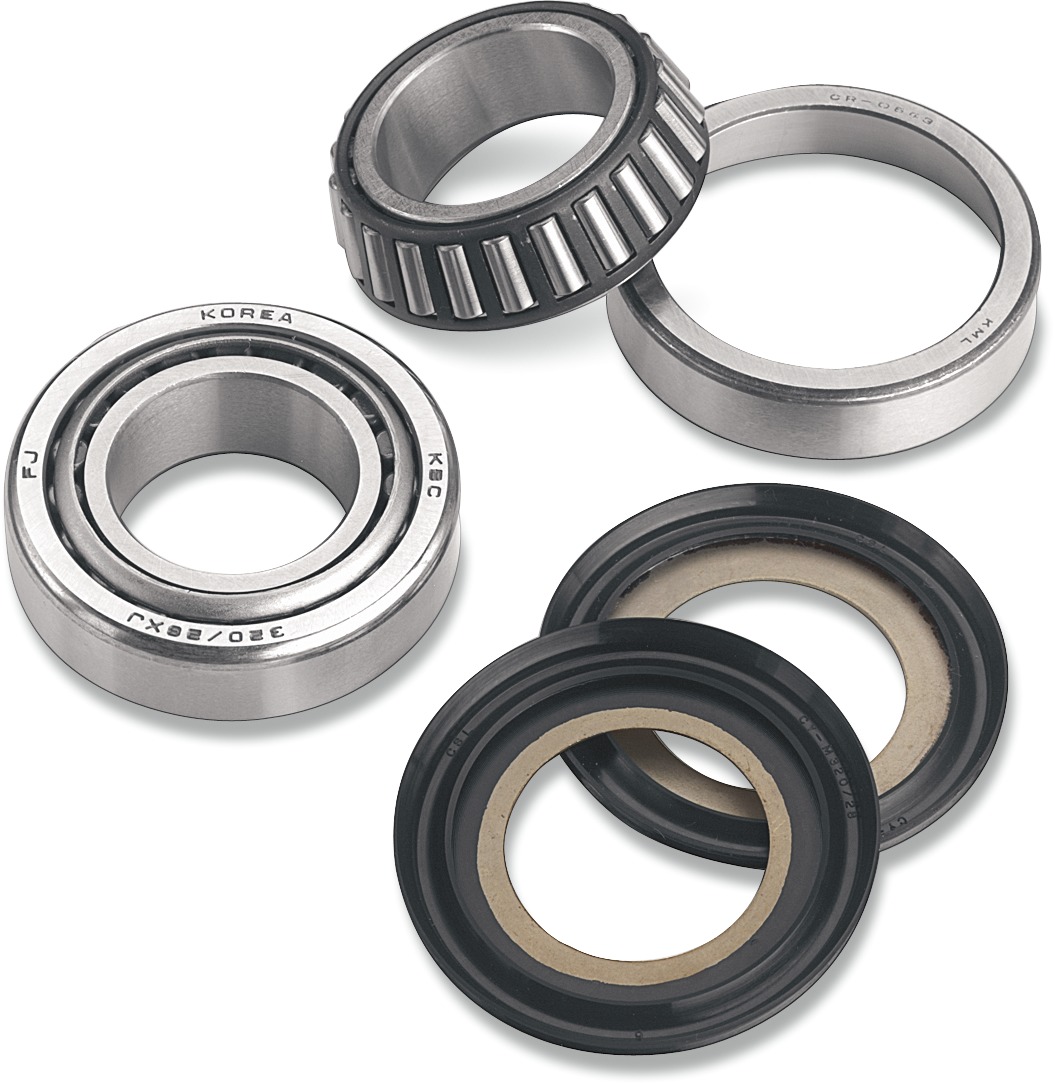 Steering Stem Bearing Kit w/ Seals - Fits most full-size KX & KXF - Click Image to Close