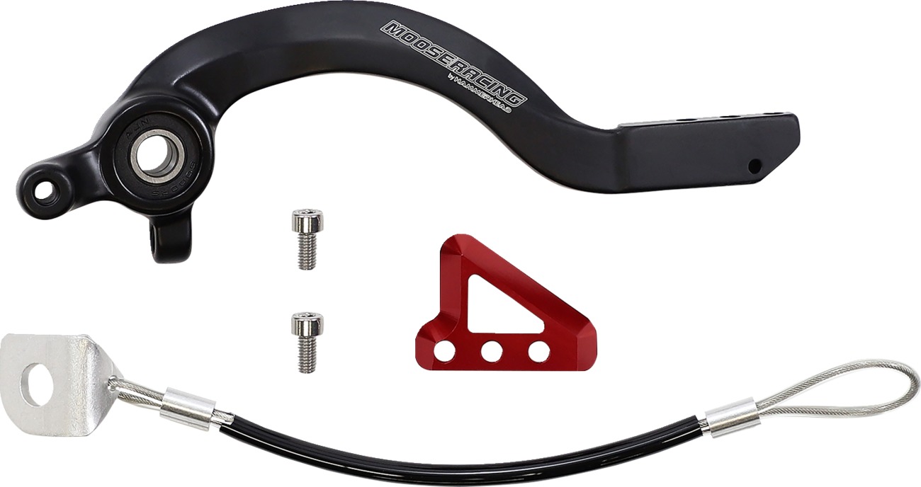 Black & Red Brake Pedal - For 21-23 Gas Gas MC65 - Click Image to Close