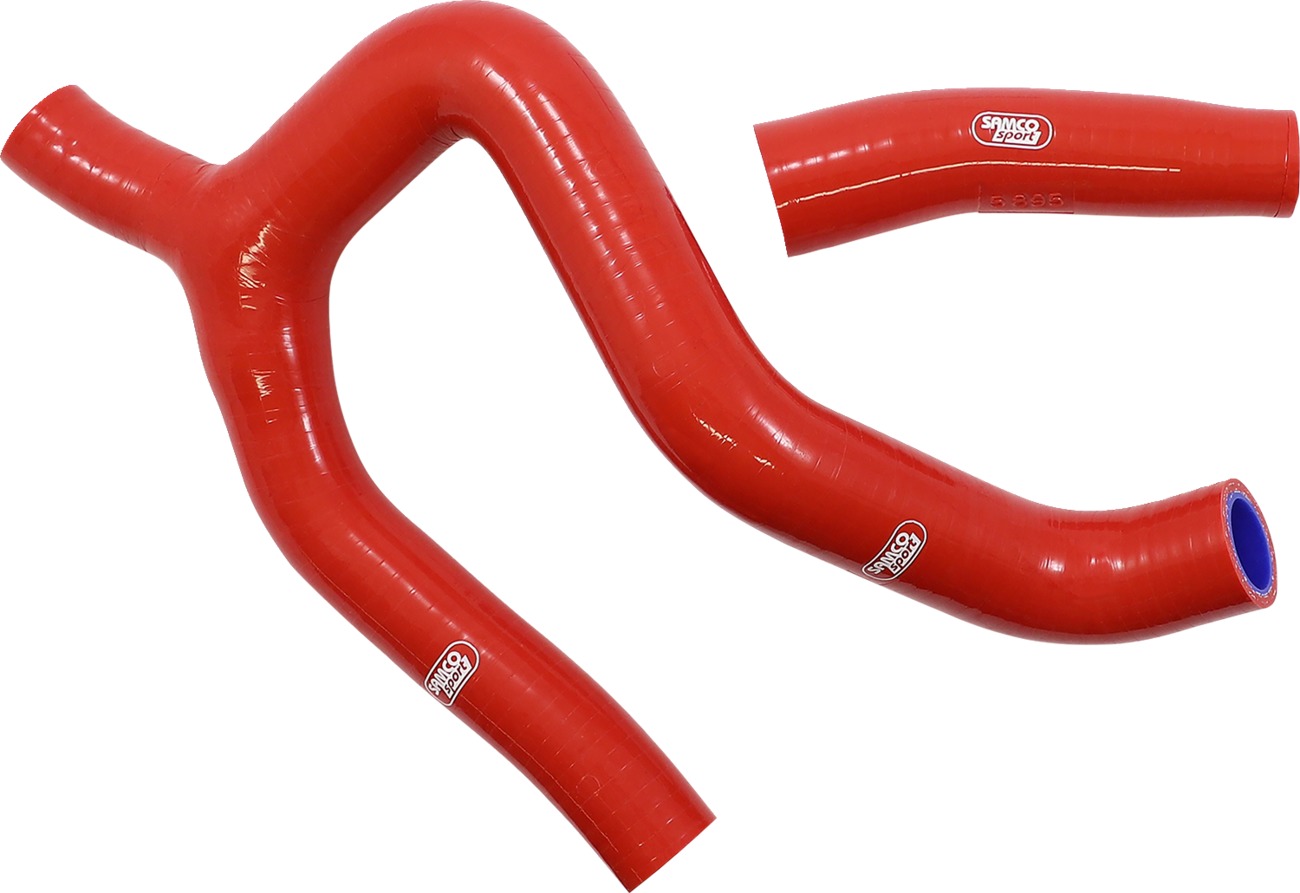 Radiator Hoses Orange w/Clamps - Fits 19-23 KTM 250 SX-F/XC-F & 21-23 Gas Gas 250F/350F - Click Image to Close