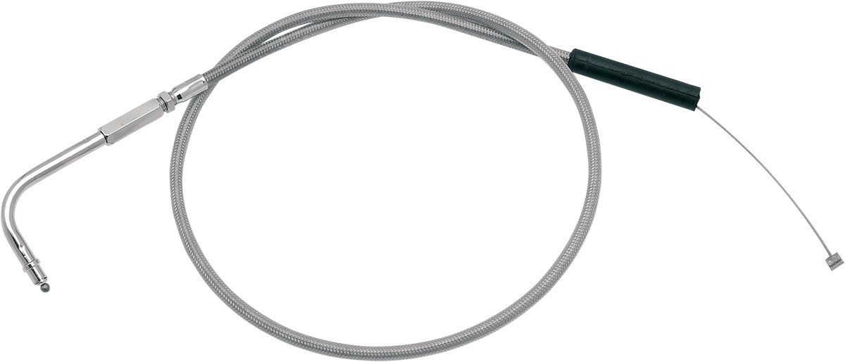 Armor Coat Throttle Cable +6" - For Many 96-16 Harley Dyna Touring Softail - Click Image to Close