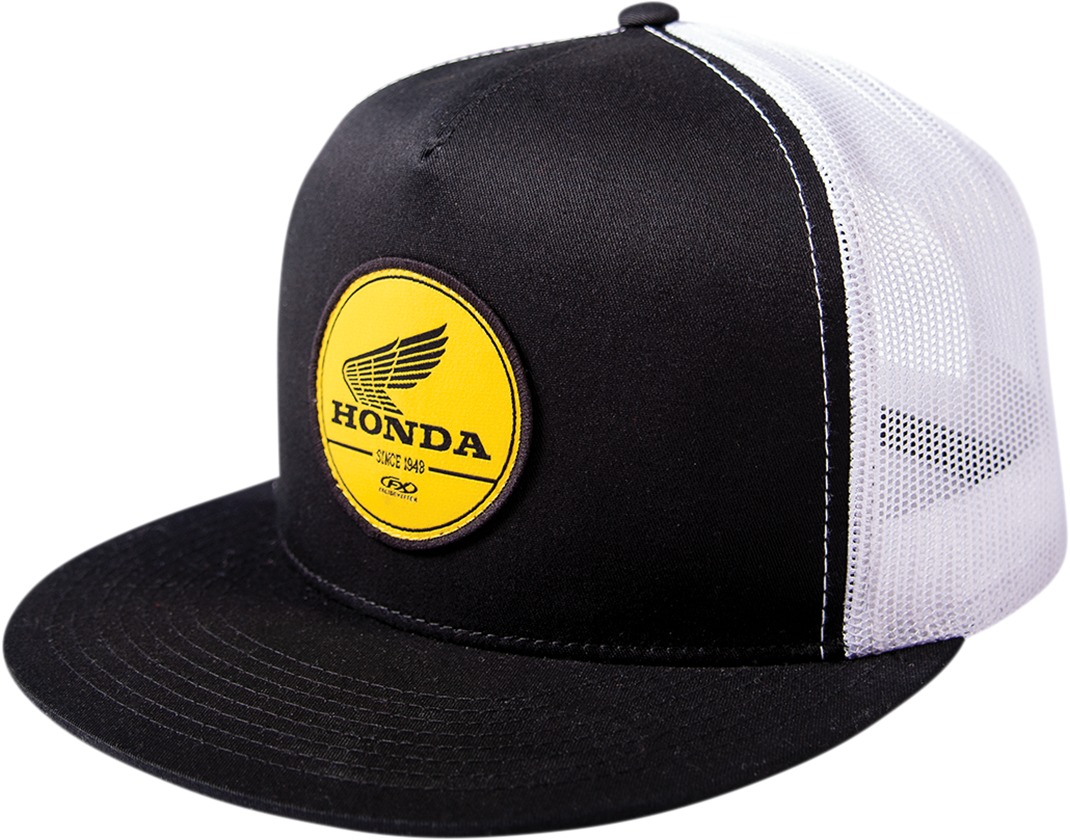 Men's Honda Gold Label Hat - Honda Gold Label Hat Blkwht - Click Image to Close