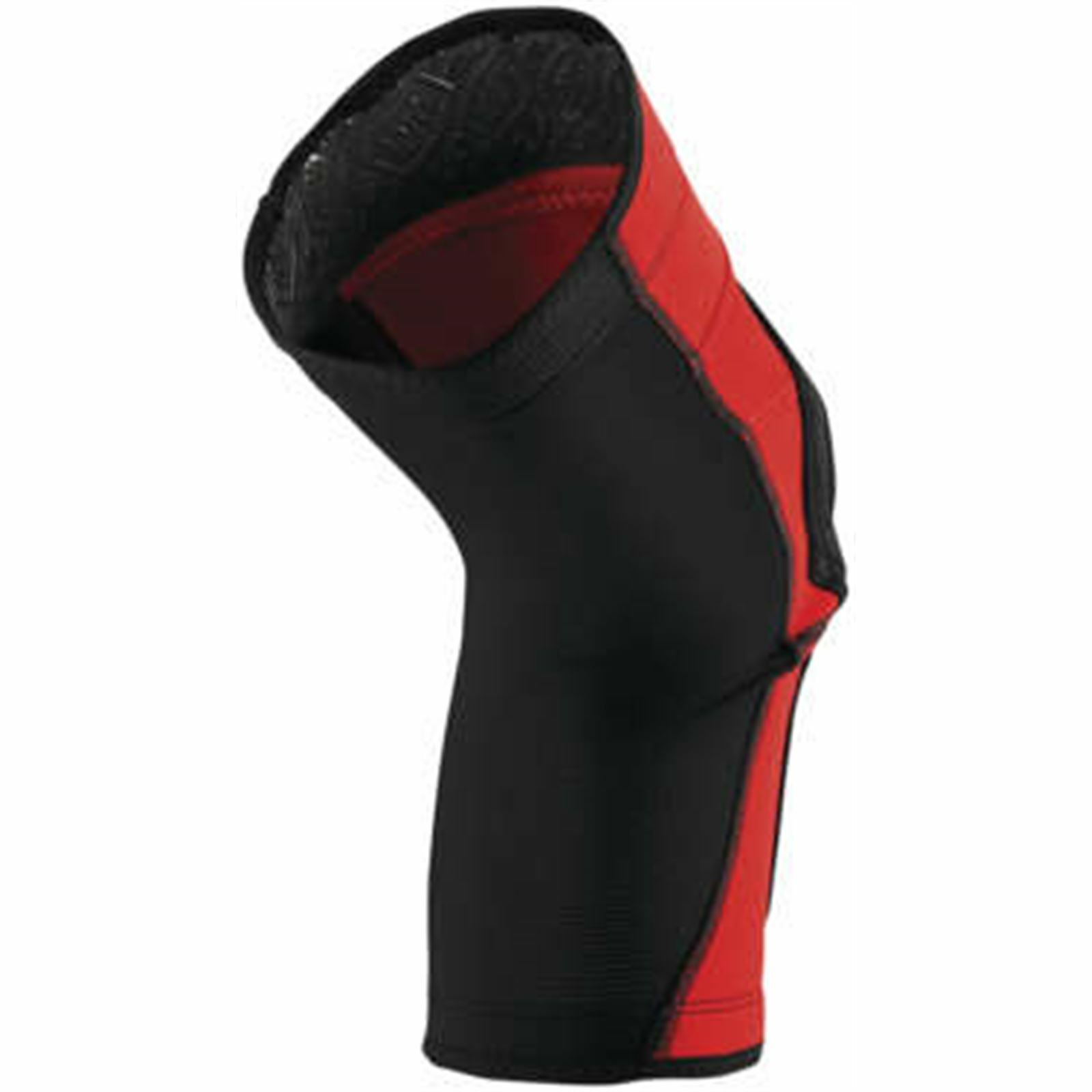 100% Ridecamp Knee Guard Red/Black Small - Click Image to Close