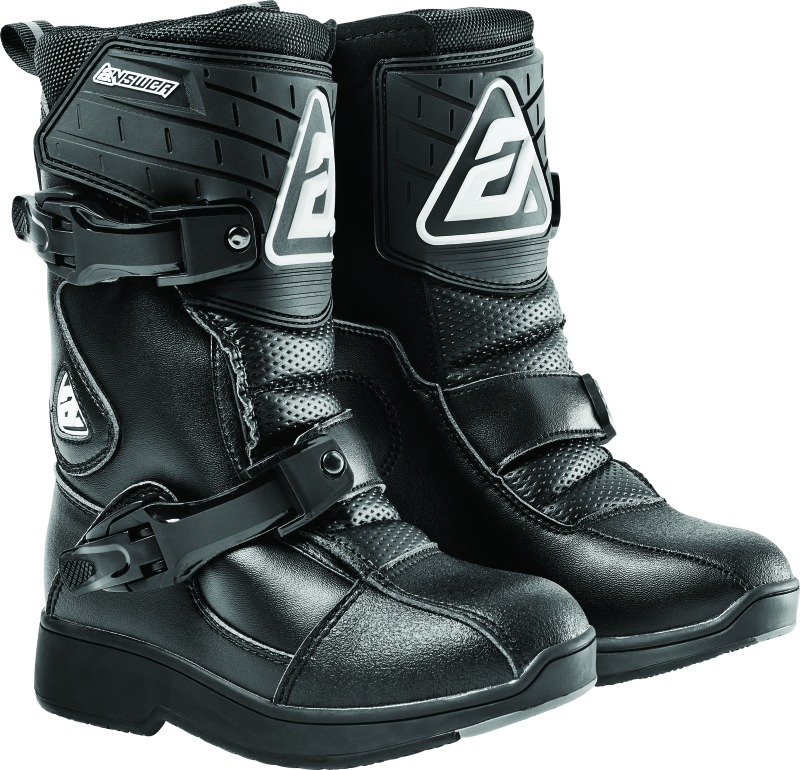 Answer Peewee Boot Black Youth - 10 - Click Image to Close