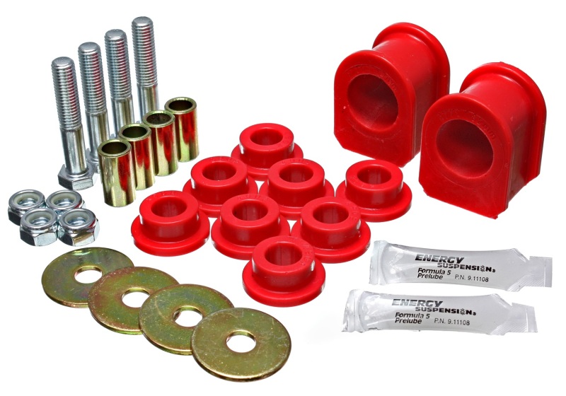 Red Rear Sway Bar Frame Bushings Fits 05-07 Ford Mustang - Click Image to Close