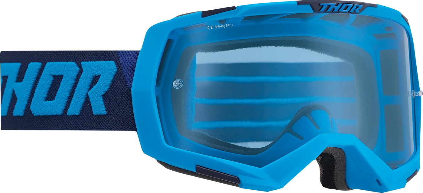 Regiment Goggles - Blue w/ Blue Lens - Click Image to Close