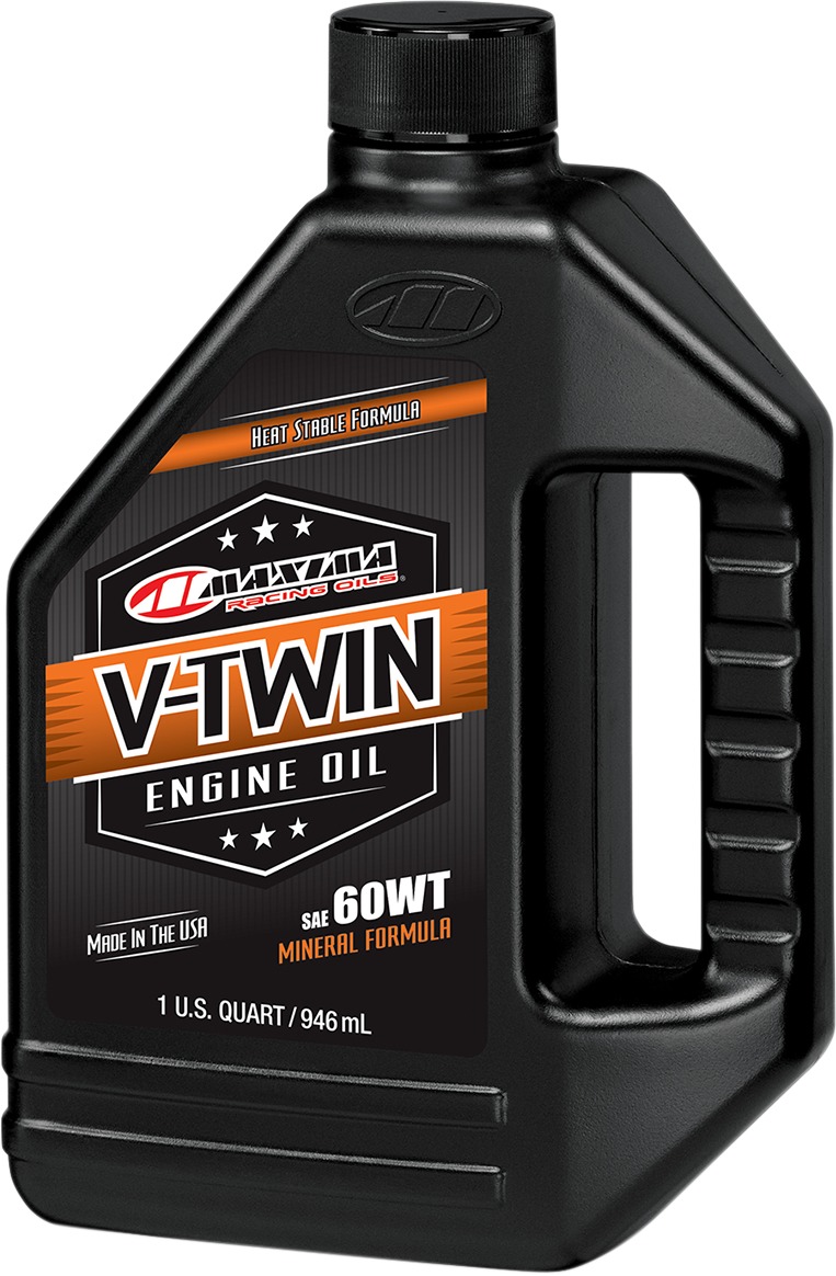 V-Twin Mineral Engine Oil for Pre-Evolution Engines - V-Twin Mineral 60Wt Qt - Click Image to Close