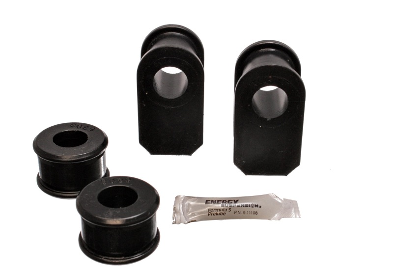 Black Front Sway Bar Bushing Set - For Ford/Mercury/Lincoln E250/E350 Van 2WD - Click Image to Close