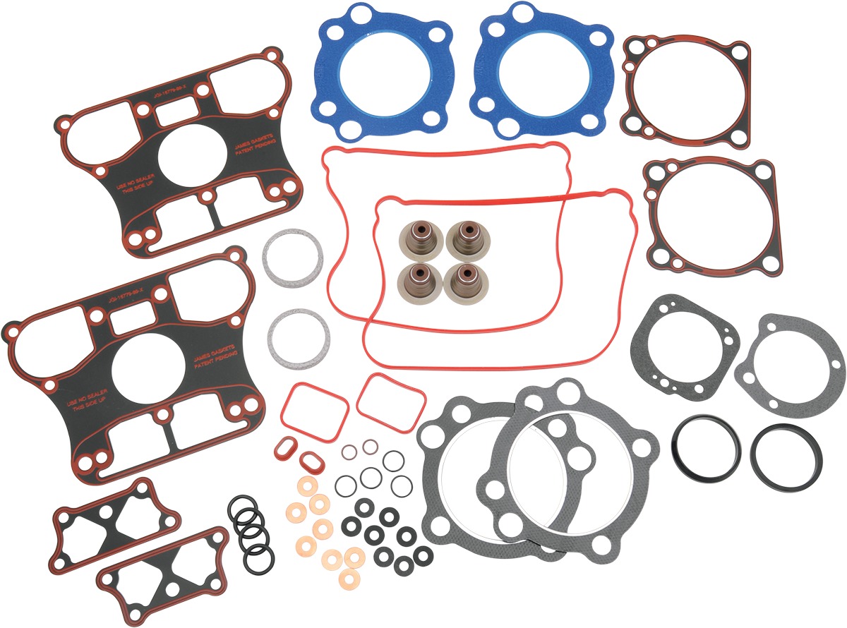 Top End Gasket Kit by James Gaskets Fits Harley-Davidson Sportster - Click Image to Close