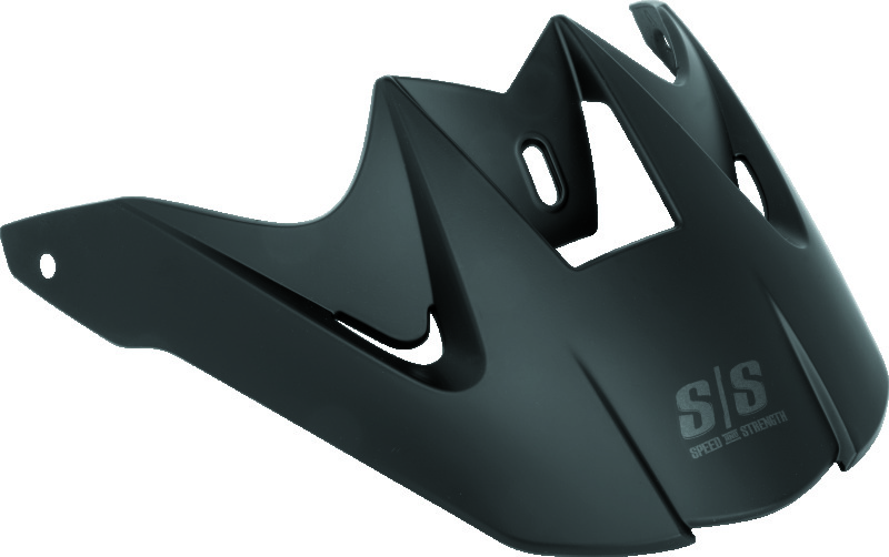 Speed and Strength SS2300 Visor - Matte Black - Click Image to Close