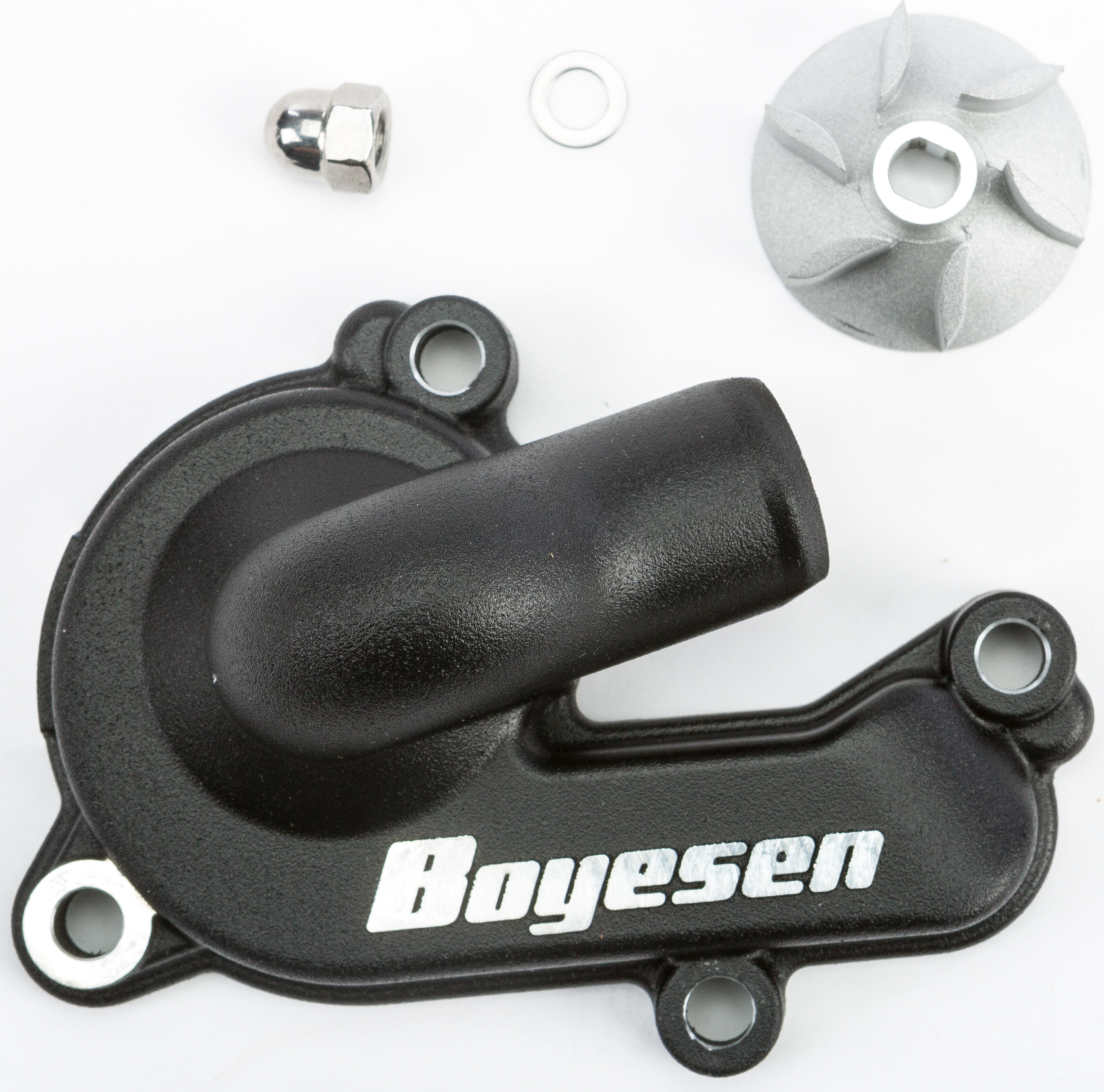 Waterpump Cover Impeller Kit - Black - For 16-19 KTM Husqvarna 250/350 - Click Image to Close