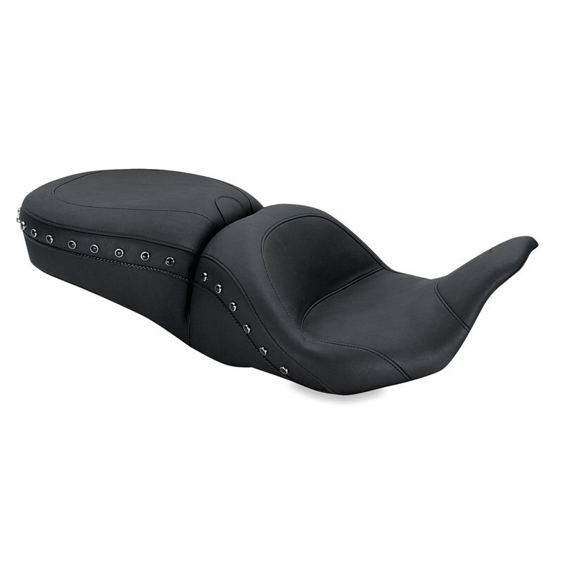 Lowdown 1PC Seat Black Pearls - Black - For 08-21 Harley Electra Glide,Rd Glide,Rd King Str Glide - Click Image to Close