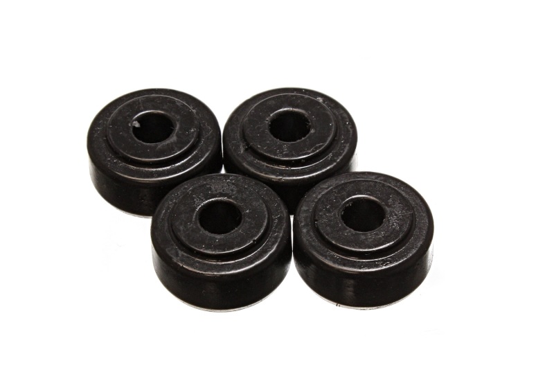 Black Shock Tower Grommets 7/8 in. Nipple / 3/8 in. I.D. 1 1/4 in. O.D. / 5/8 i - Click Image to Close