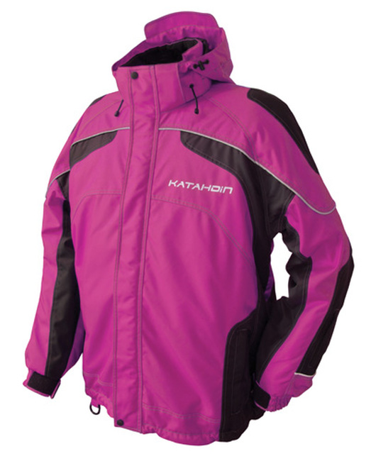 Katahdin Gear Women's Tron Snowmobile Jacket, Pink - XS - Pink XS jacket for snowmobiling - Click Image to Close