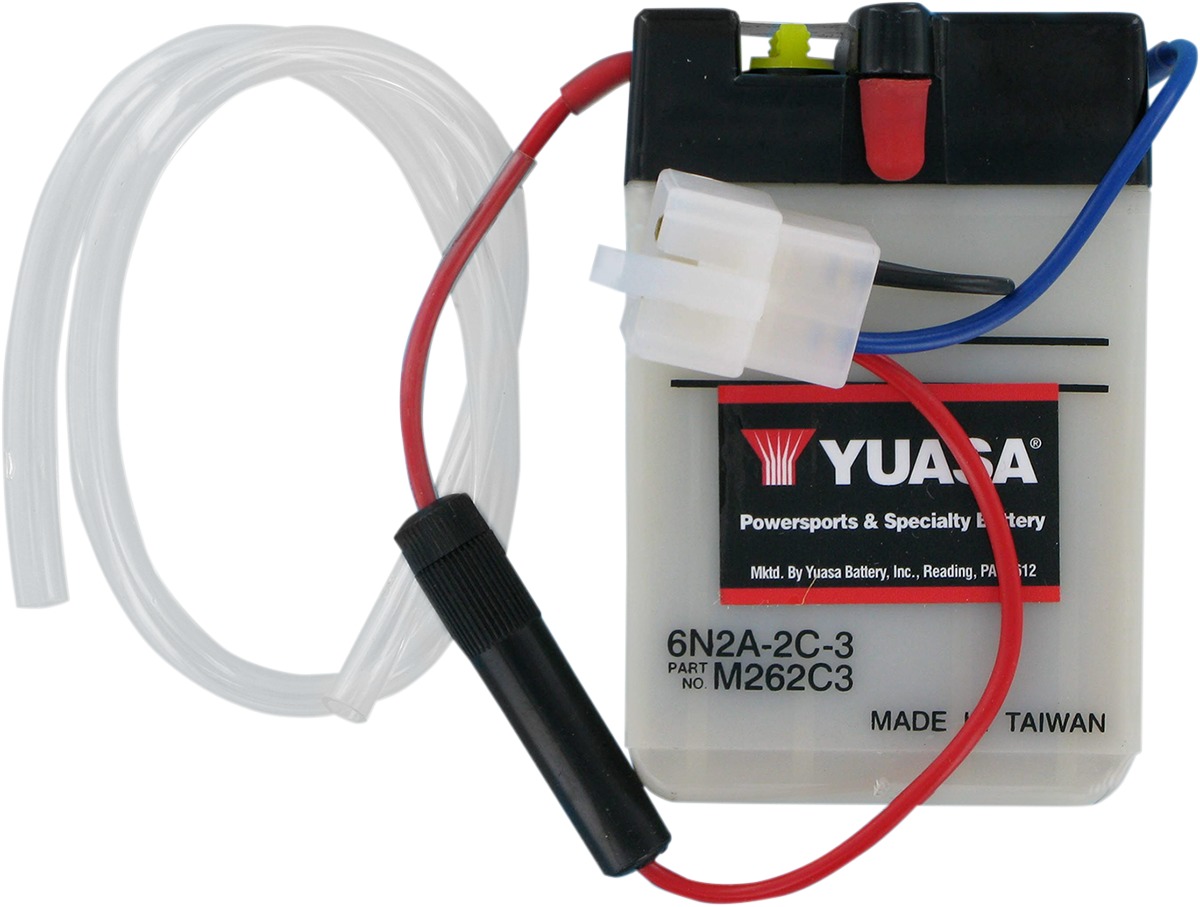 Conventional Batteries - 6N2A-2C-3 Yuasa Battery - Click Image to Close