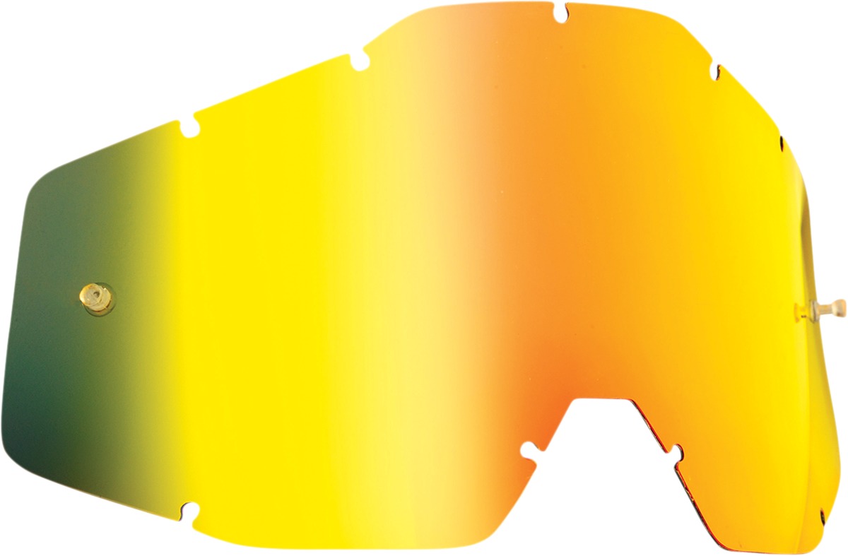 FMF Youth PowerBomb/PowerCore Goggle Lens Gold Mirror - Replacement lens for PowerBomb/PowerCore goggles - Click Image to Close