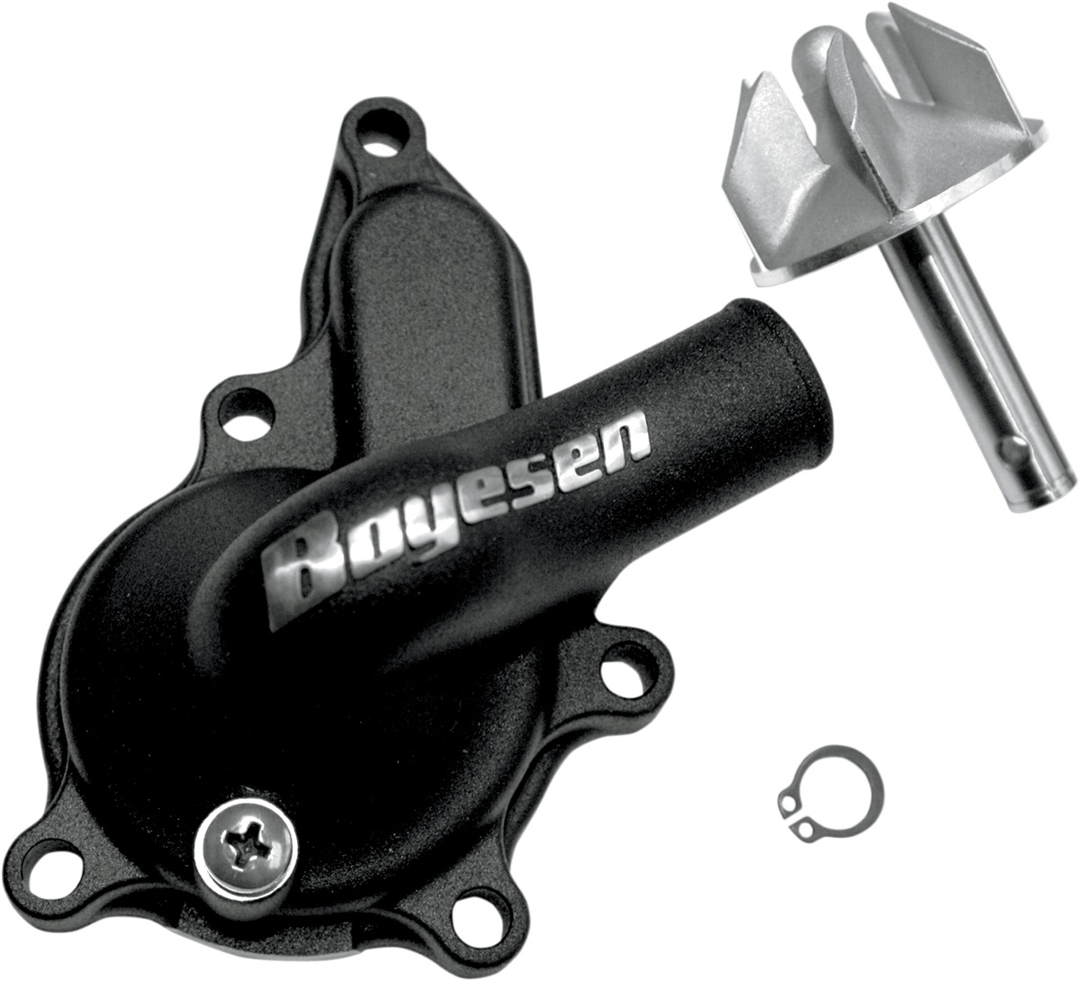 Boyesen Super Cooler Water Pump Cover & Impeller Kit - Black - Click Image to Close