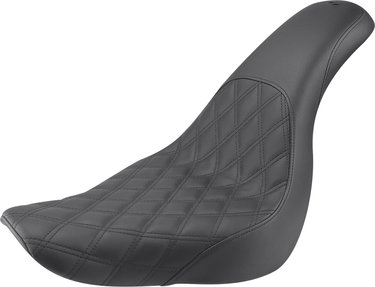 Profiler Lattice Stitched 2-Up Seat - Black - For 18-20 HD FLSB FXLR - Click Image to Close