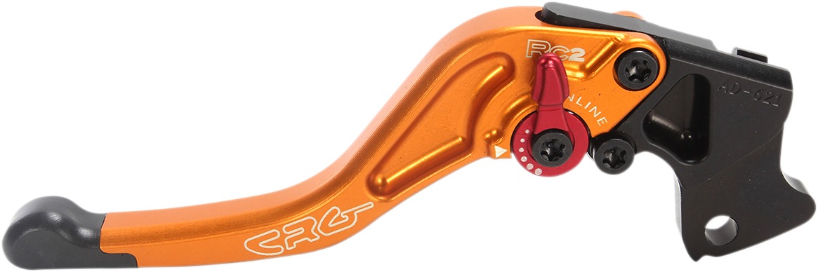 Short RC2 Aluminum Adjustable Clutch Lever Gold - For 15-19 KTM RC390 - Click Image to Close