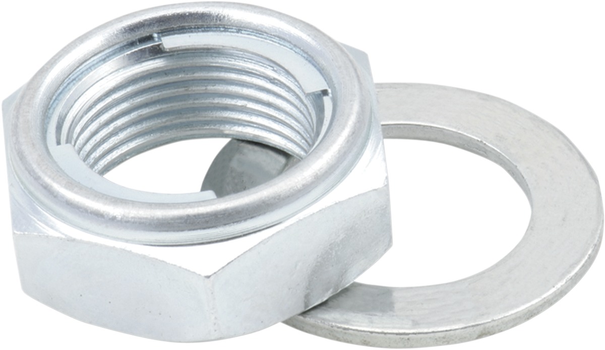 Locking Axle Nut And Washer - Click Image to Close