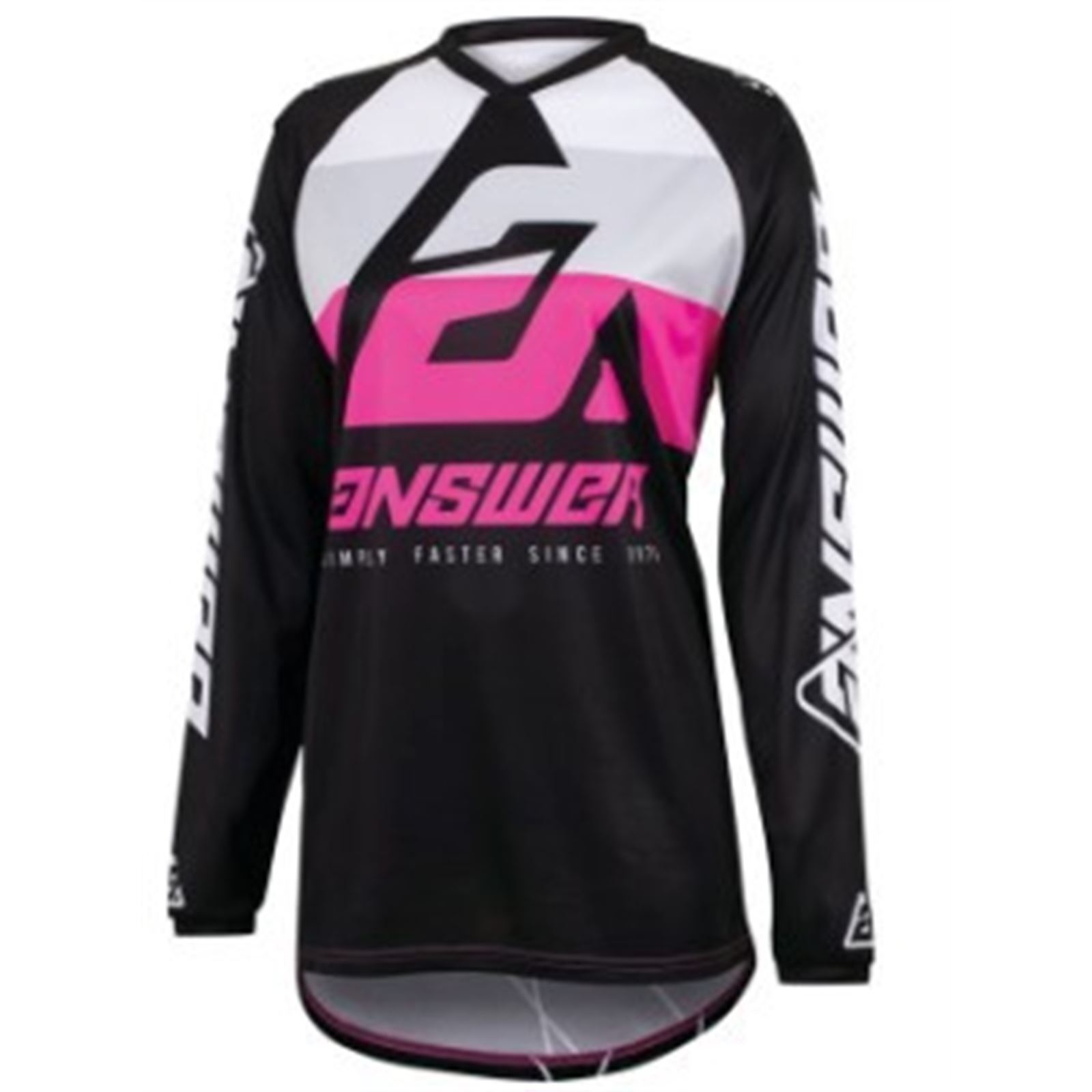 23 Syncron CC Jersey Black/White/Rhodamine Womens - XL - Click Image to Close