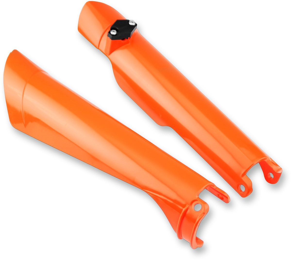 Orange Fork Guards - Fits 01-14 SX/XC FE/FS/TE Models - Click Image to Close