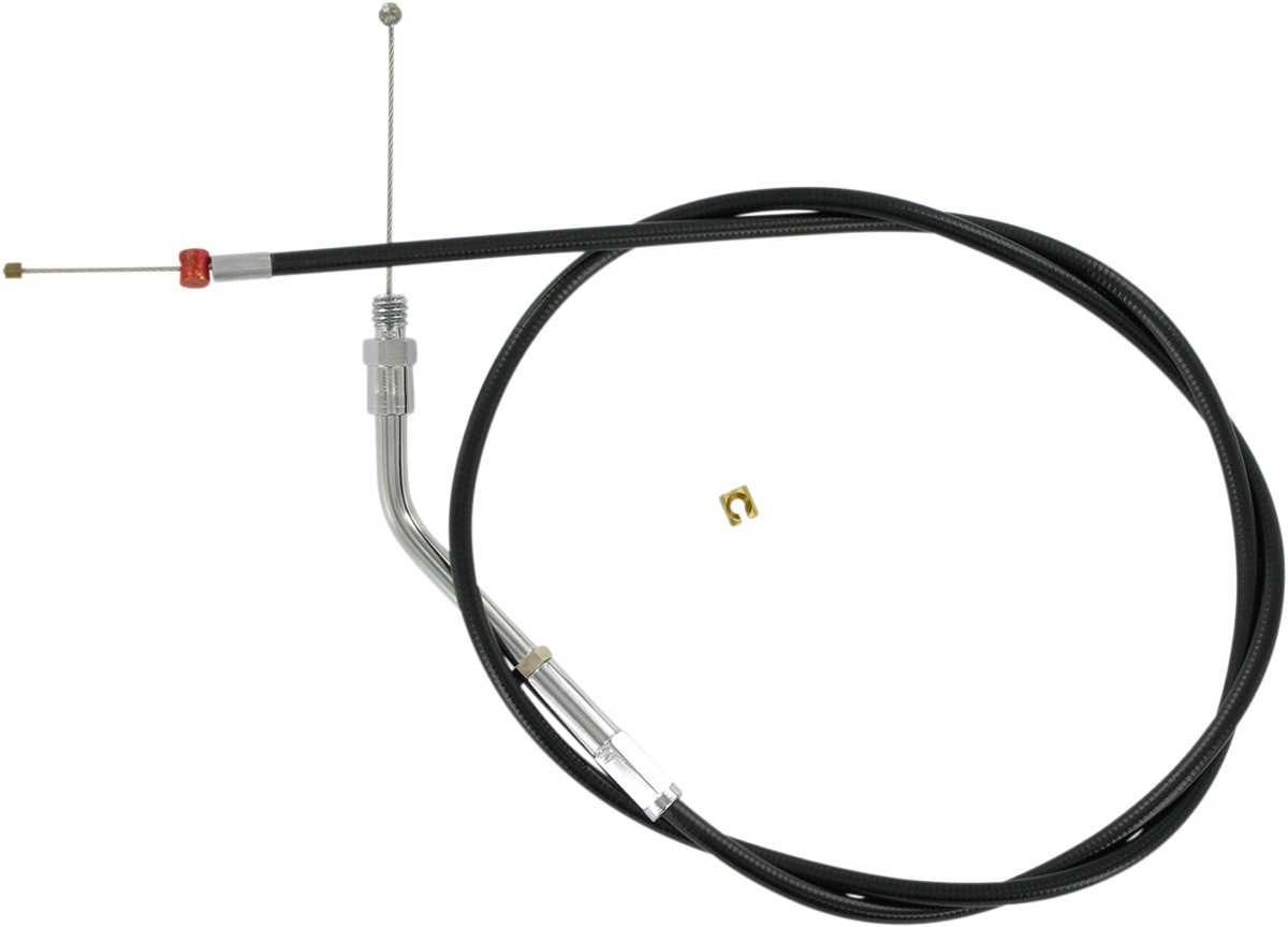 Black Vinyl Throttle Cable - 33" Long Standard Length - Replaces H-D 56324-81 /A/B/C/D - Click Image to Close