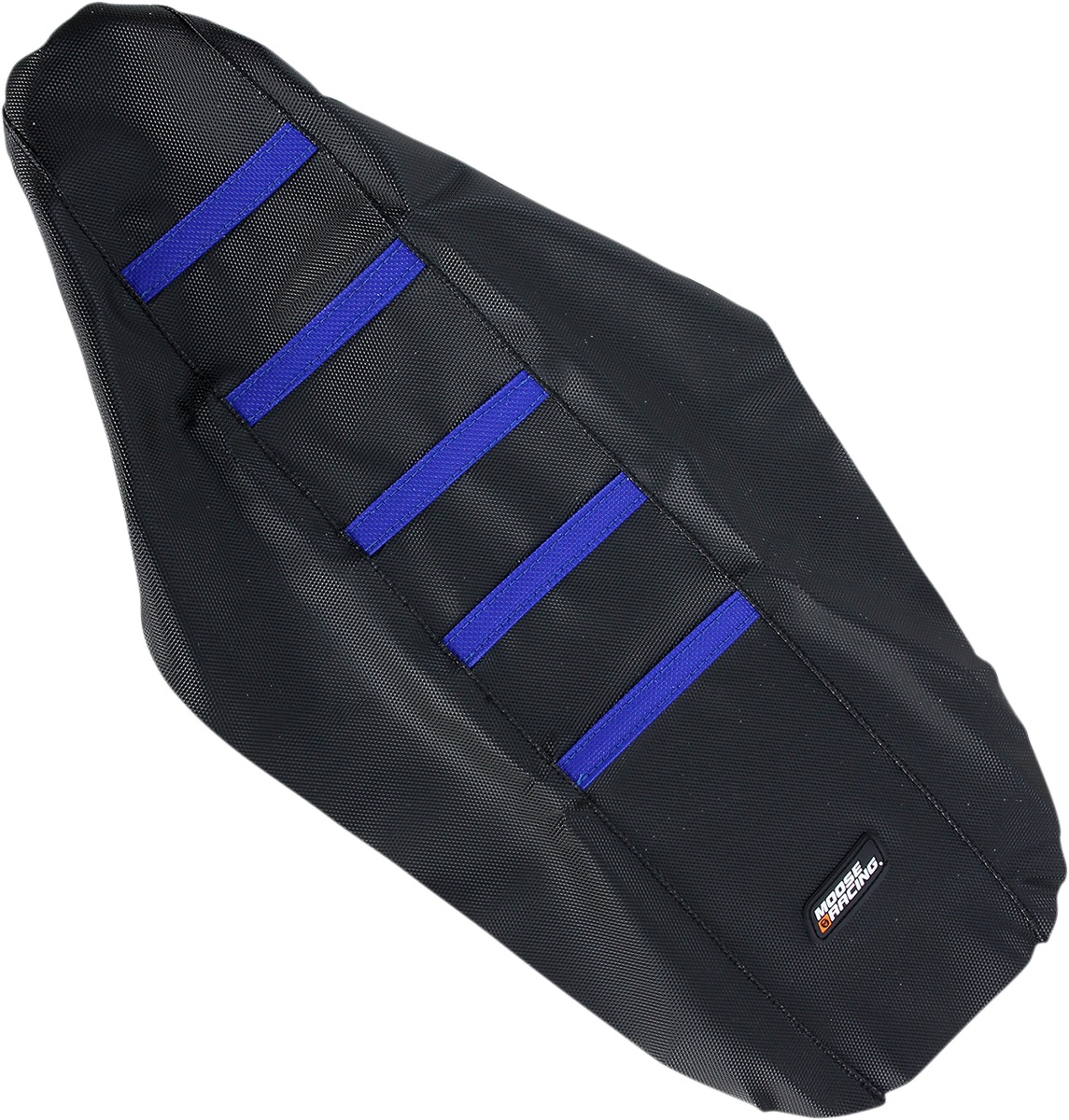 Black/Blue Ribbed Seat Cover - For 03-05 Yamaha YZ250F YZ450F - Click Image to Close