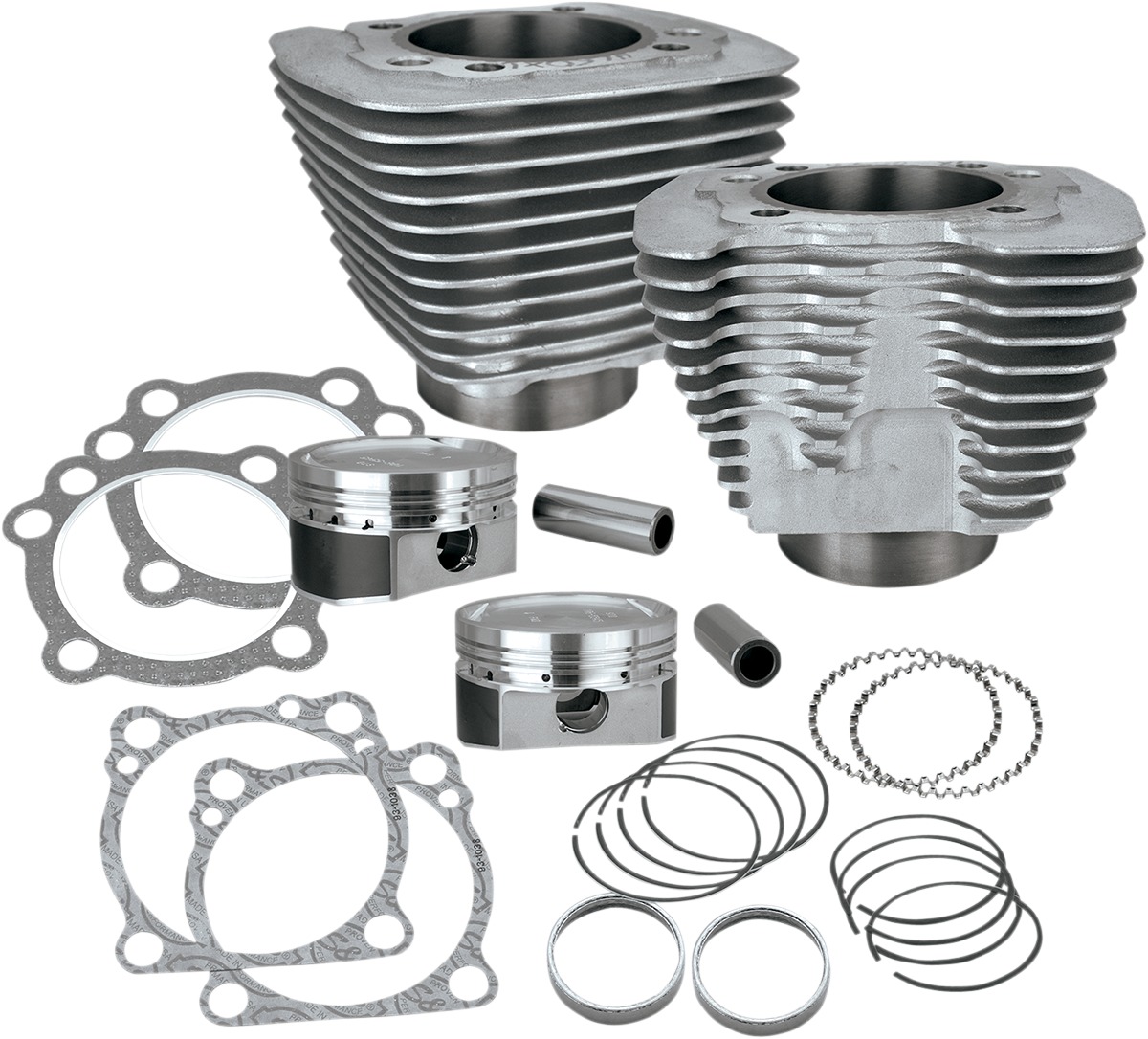 Sportster 883cc to 1200cc Conversion Kit - Cylinder Kit 3-1/2'' Silver - Click Image to Close