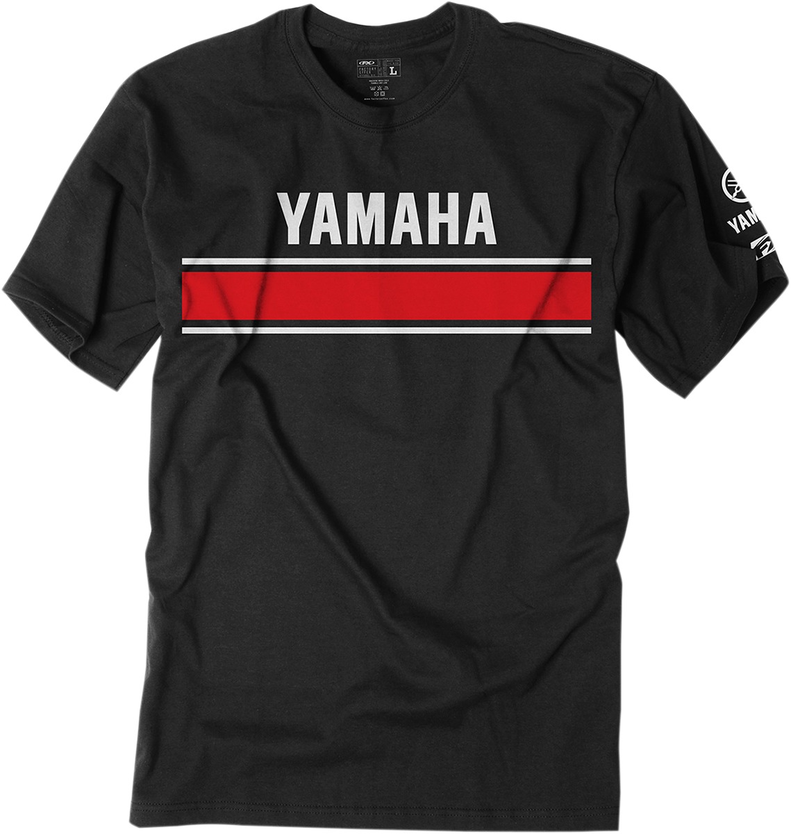 Men's Yamaha Retro Tee - Yamaha Retro Tee Blk Lg - Click Image to Close