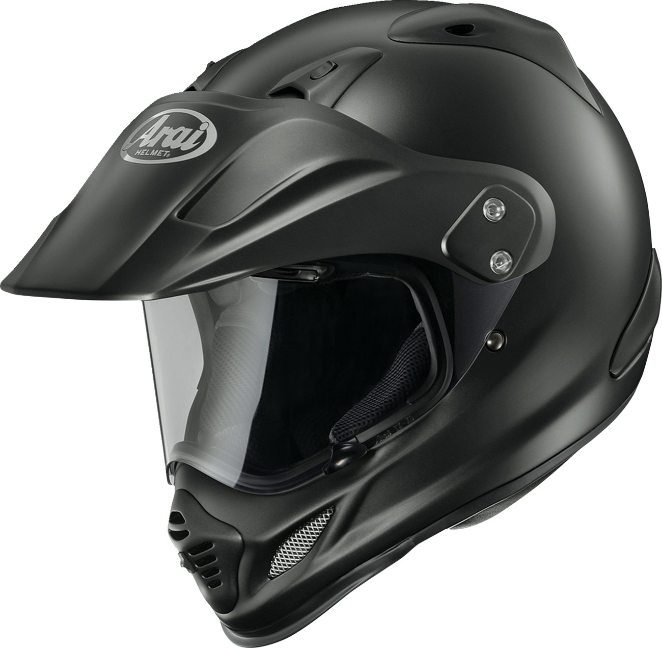 Arai XD-4 Solid Helmet Black Frost XS - Dual sport helmet in Black Frost, size XS - Click Image to Close