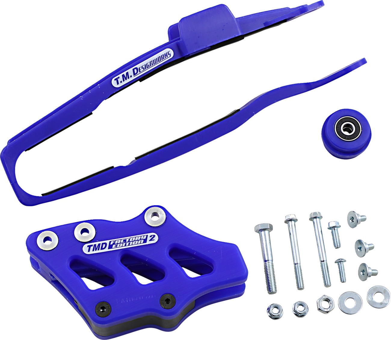 TM Designworks Chain Slide-N-Guide Kit, Multi-Purpose, Blue - Click Image to Close