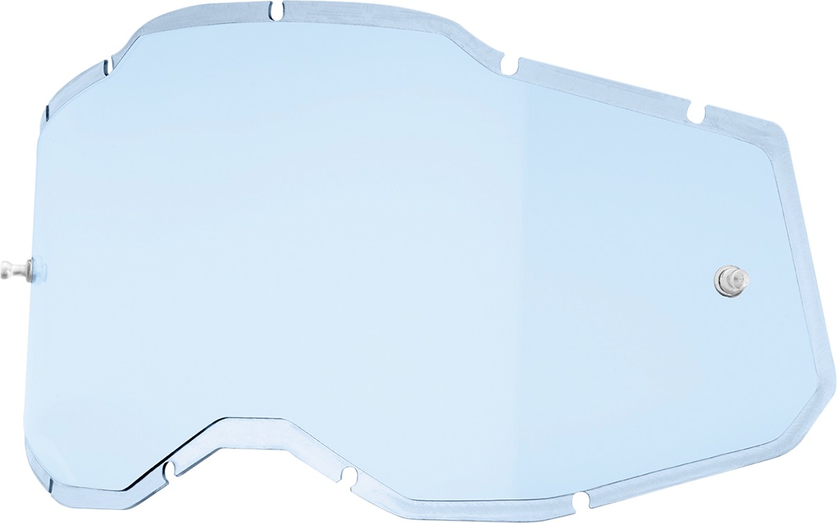 100% 2.0 Injected Replacement Lens - Blue - Click Image to Close