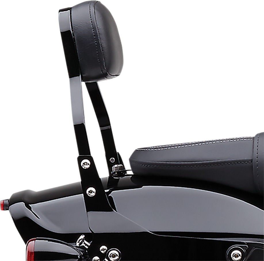 Cobra Detachable Mini Backrest Black Fits FXFB/S 2018-2022 - Click Image to Close